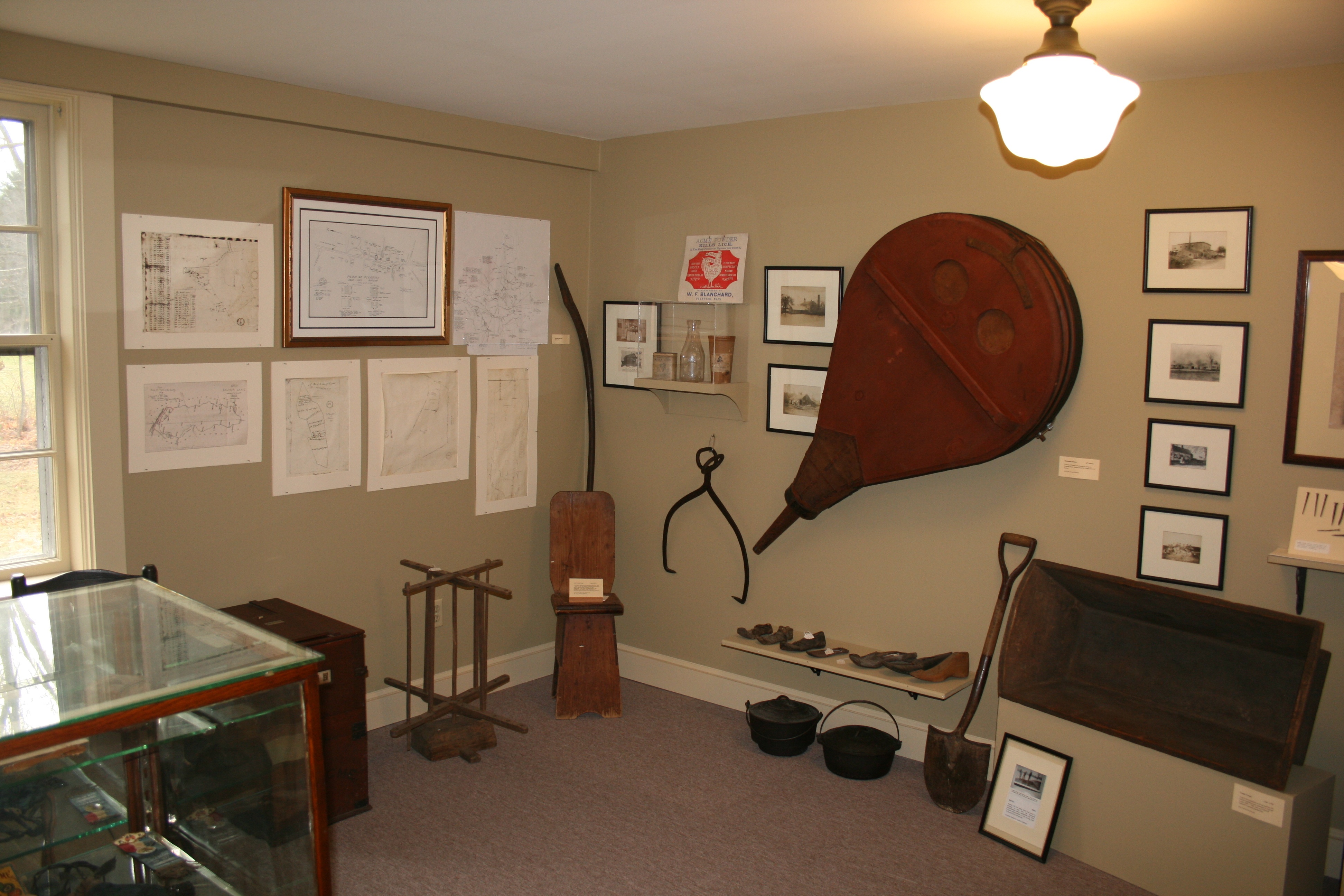 Inside the museum room