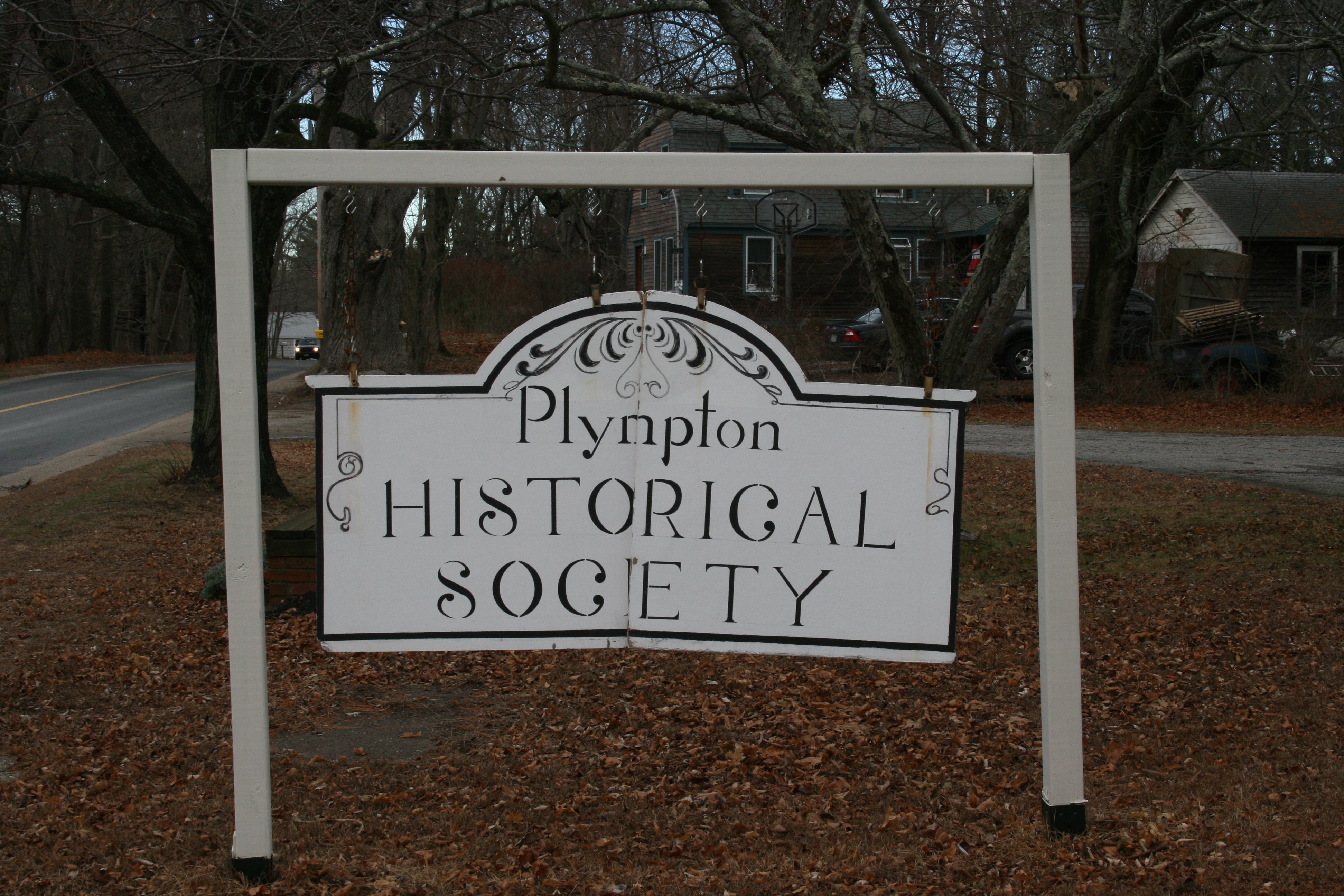 Previous Plympton Historical Society's sign