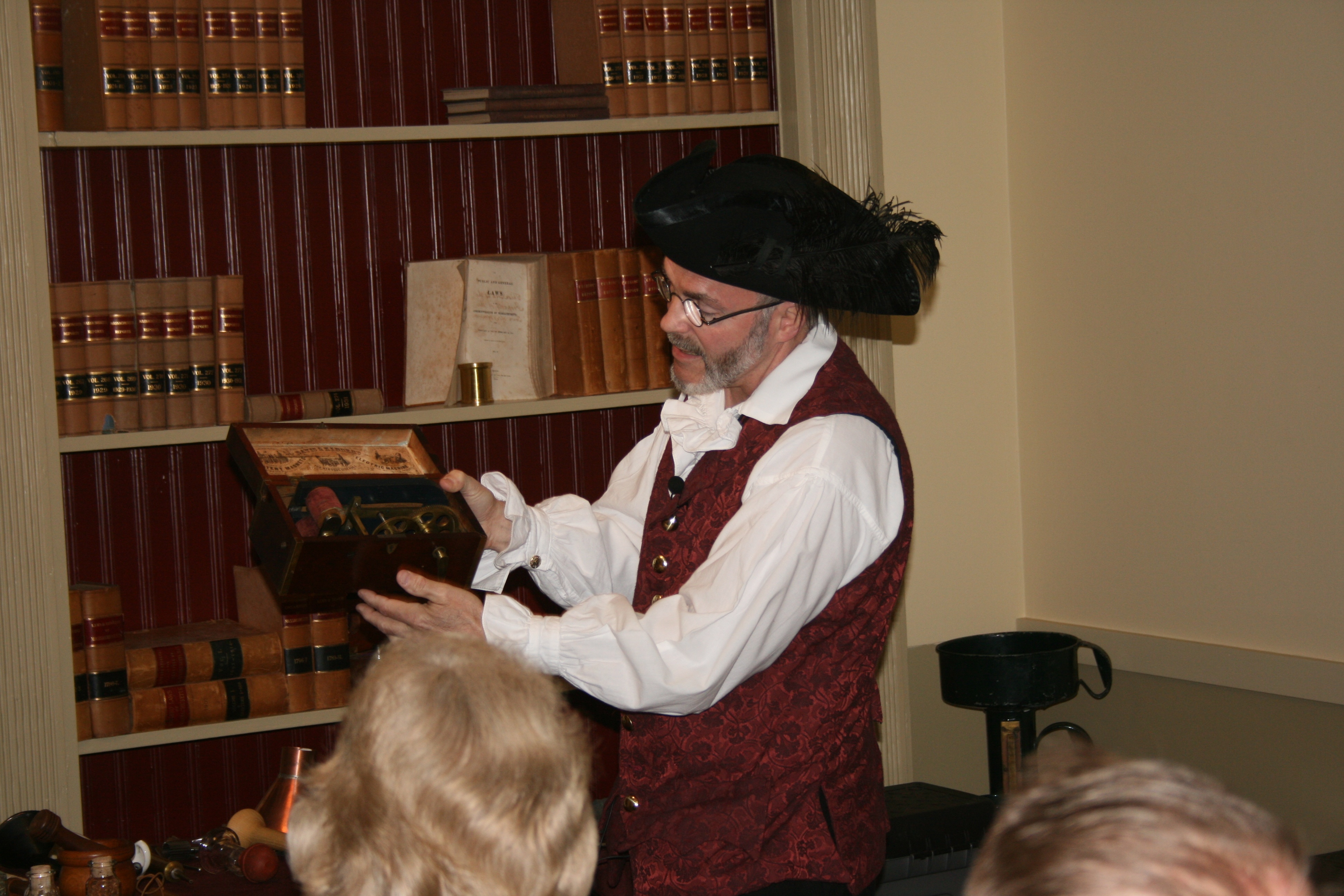 Education event at the Plympton Historical Society