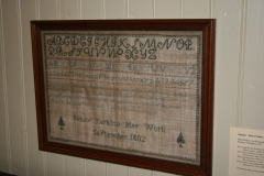 A sampler made by a Plymptonian