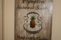 Original Plympton Historical Society\'s sign